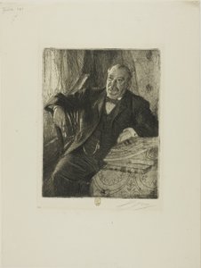 Grover Cleveland I door Anders Leonard Zorn