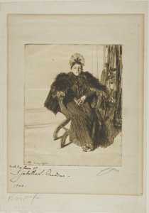 Isabella Gardener door Anders Leonard Zorn