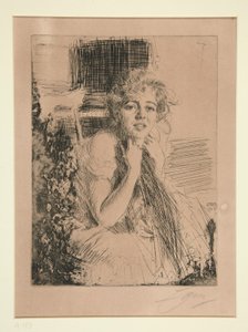Juffrouw Emma Rasmussen door Anders Leonard Zorn
