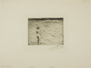 Moeder die baadt door Anders Leonard Zorn