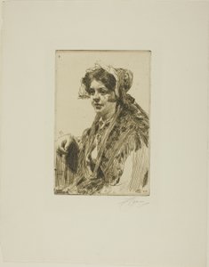 Nåskulla door Anders Leonard Zorn