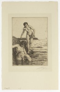 Op Hemsö Eiland door Anders Leonard Zorn