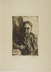 Paul Verlaine II door Anders Leonard Zorn