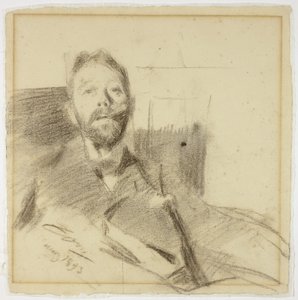Portret van Charles Deering door Anders Leonard Zorn