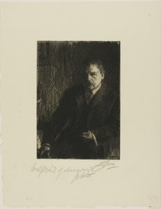 Zelfportret 1904 I door Anders Leonard Zorn