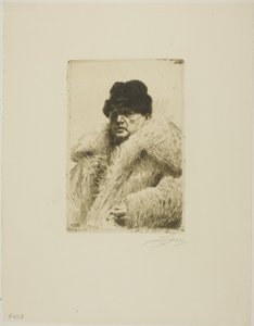 Zelfportret 1916 door Anders Leonard Zorn