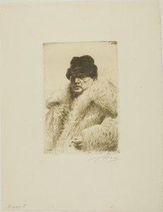 Zelfportret 1916 door Anders Leonard Zorn