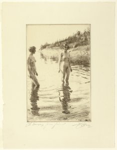 Ondiep door Anders Leonard Zorn