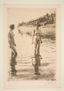 Ondiep door Anders Leonard Zorn