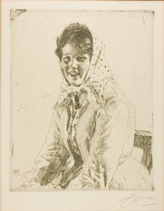 Skerikulla (Een Skeri meisje) door Anders Leonard Zorn