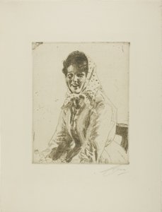 Skerikulla (Een Skeri Meisje) door Anders Leonard Zorn