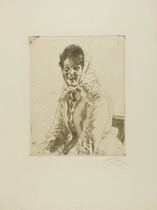 Skerikulla (Een Skeri-meisje) door Anders Leonard Zorn