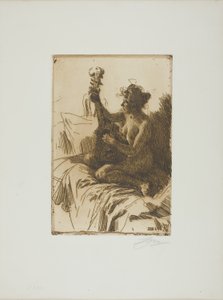 Souvenir of De Gitaar door Anders Leonard Zorn