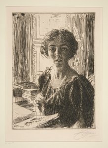 Kroonprinses Margaretha van Zweden door Anders Leonard Zorn