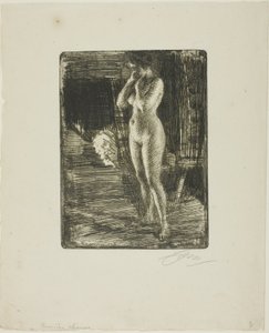 De Eerste Pose door Anders Leonard Zorn