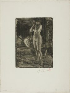 De Eerste Pose door Anders Leonard Zorn