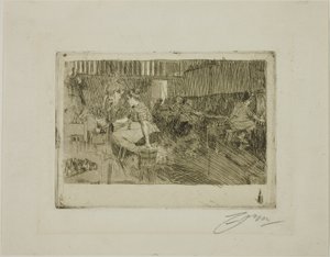 De kleine brouwerij door Anders Leonard Zorn