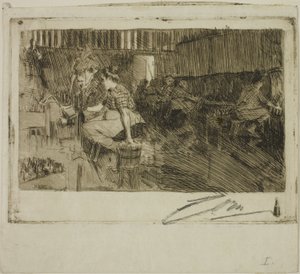 De kleine brouwerij door Anders Leonard Zorn