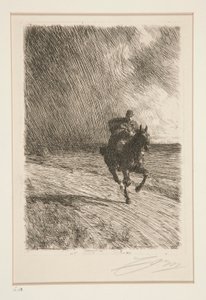 De storm door Anders Leonard Zorn