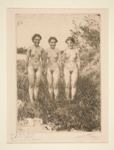 Drie zussen door Anders Leonard Zorn