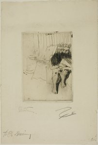 Vermoeid Model door Anders Leonard Zorn