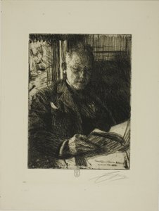 Reisgenoot (Mr. Ch. Deering) door Anders Leonard Zorn