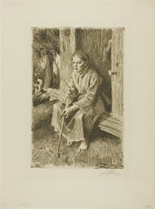 Herderin door Anders Leonard Zorn