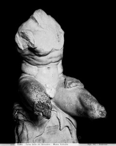 De Belvedere Torso door Apollonios van Nestor, c.1890 door Anderson Anderson