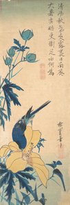 Blauwe Vogel door Ando Hiroshige