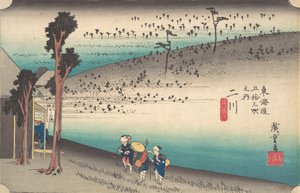 Futagawa, Saru ga Baba door Ando Hiroshige