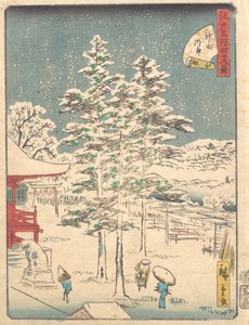 Kanda Tempel Sneeuw, 1861