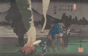 Karuizawa, ca. 1835 door Ando Hiroshige