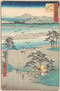 Mitsuke, 1855 door Ando Hiroshige
