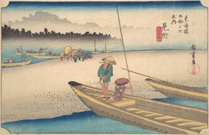 Mitsukei Tenryugawa door Ando Hiroshige