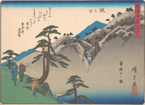 Sakanoshita, uit de serie De drieënvijftig stations van de Tokaido-weg