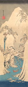 Sneeuwkloof door Ando Hiroshige