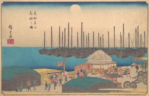 Takanawa no Zu door Ando Hiroshige