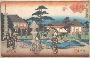 De Daikokuya in Mukojima, ca. 1835-42 door Ando Hiroshige