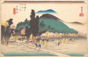 De Ishiyakushi-tempel in Ishiyakushi, 1834