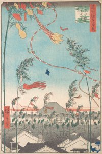 Het Tanabata-festival, uit de serie Honderd beroemde uitzichten van Edo