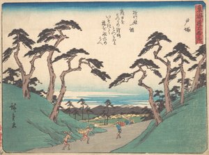 Totsuka door Ando Hiroshige
