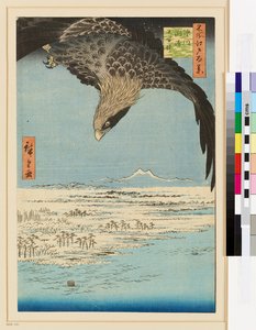 Fukagawa Susaki en Jūmantsubo door Ando or Utagawa Hiroshige