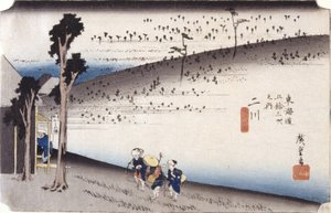 Futakawa door Ando or Utagawa Hiroshige