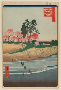 Gotenyama, Shinagawa door Ando or Utagawa Hiroshige