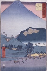 Hara: Uitzicht op Ashitakayama en Fuji