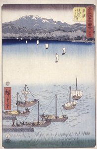 Kusatsu door Ando or Utagawa Hiroshige