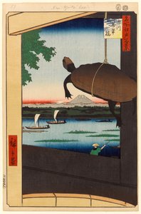 Mannenbrug, Fukagawa, 1856