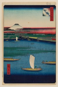 Mitsumata Wakarenofuchi door Ando or Utagawa Hiroshige