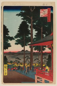 Oji Inari Schrijn door Ando or Utagawa Hiroshige