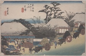 Otsu door Ando or Utagawa Hiroshige